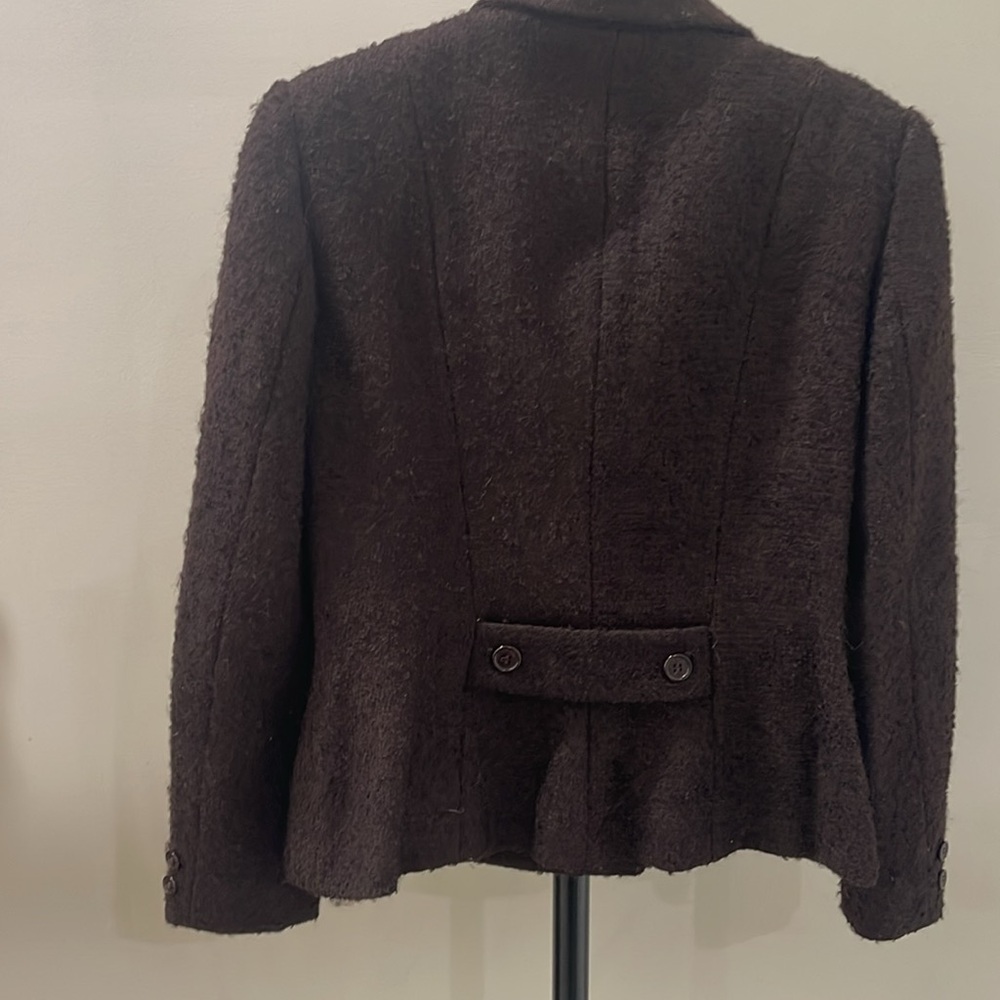 Vintage Catalyst Brown Blazer with Structured Shoulders - Picture 3 of 4